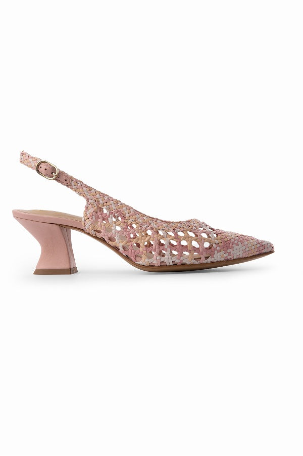 Dewy Darling : Pointed Block Heels