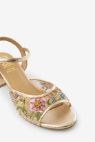 Flower Play : Sandal Heels