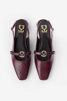Ruby Tuesday : Slingback Mules - Ruby - FIzzy Goblet - Handcrafted - India