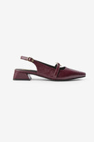 Ruby Tuesday : Slingback Mules - Ruby - FIzzy Goblet - Handcrafted - India