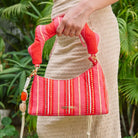 Stripe Club : Shoulder Bag - Fizzy Goblet - Handcrafted