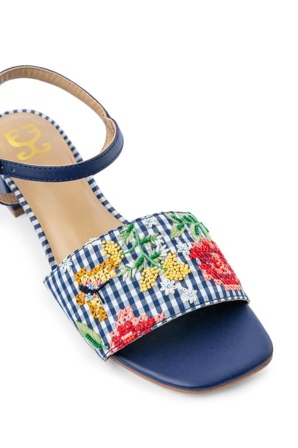 Gingham Glaze : Sandal Heels