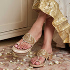 Gold Brew : Kolha Block Heel