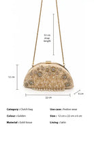 Golden Eclipse : Clutch Bag