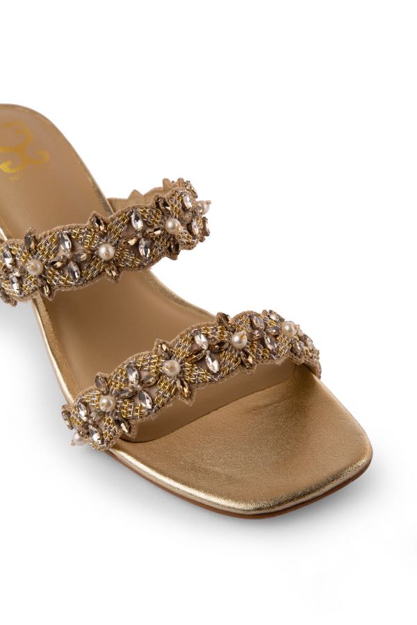 Golden Hour Glam: Sandal Heels