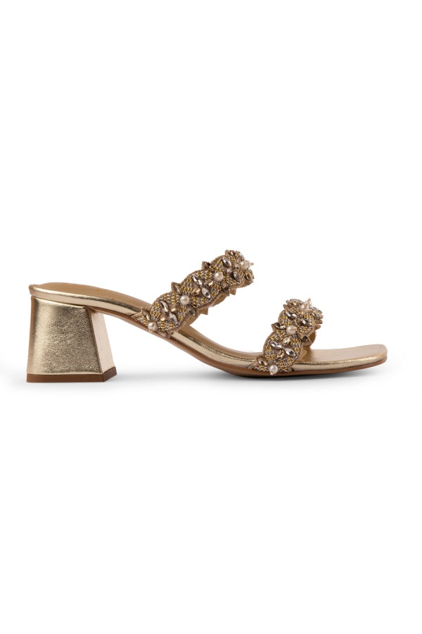 Golden Hour Glam: Sandal Heels