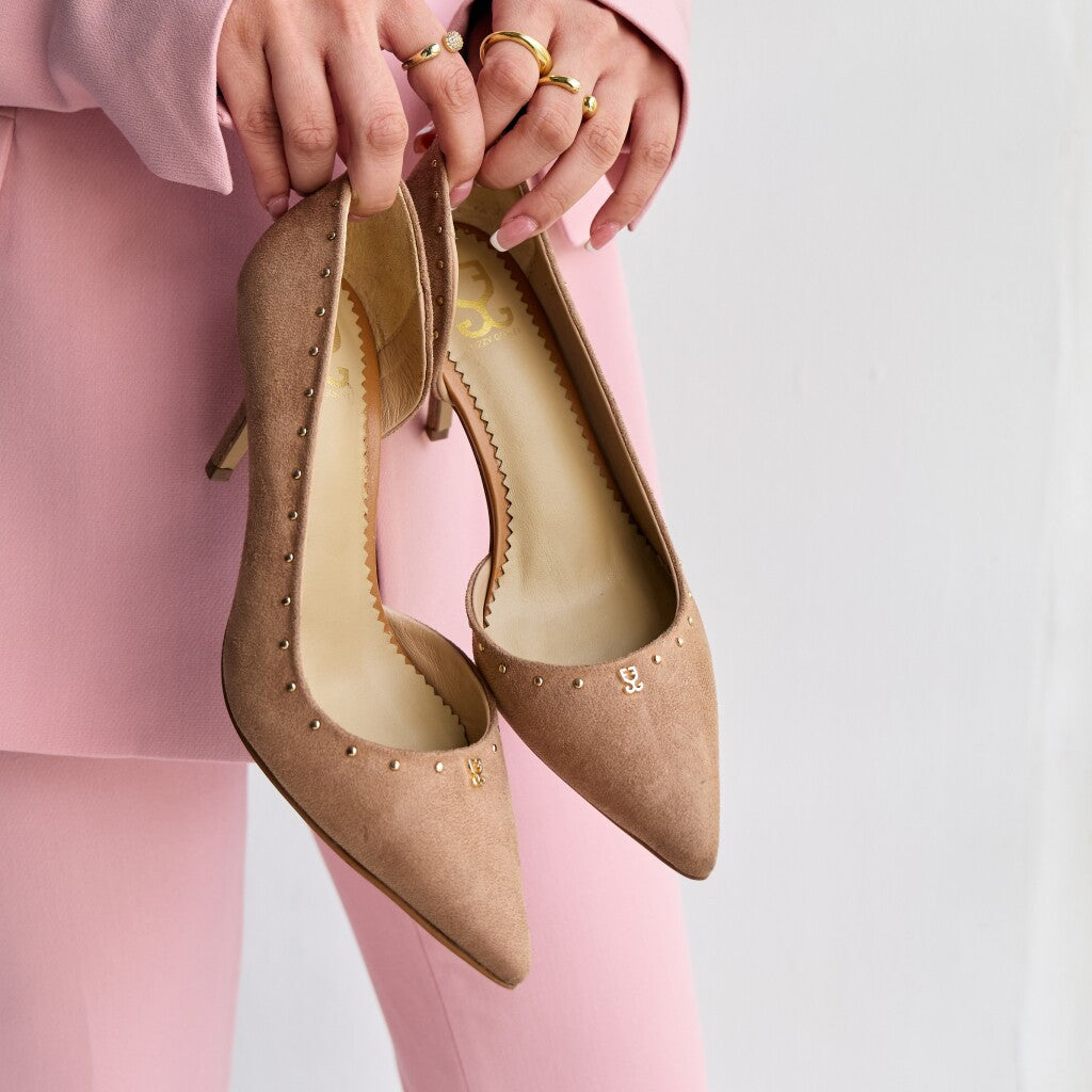 Letâ€™s Circle Back - Nude Cream : Stiletto Heels