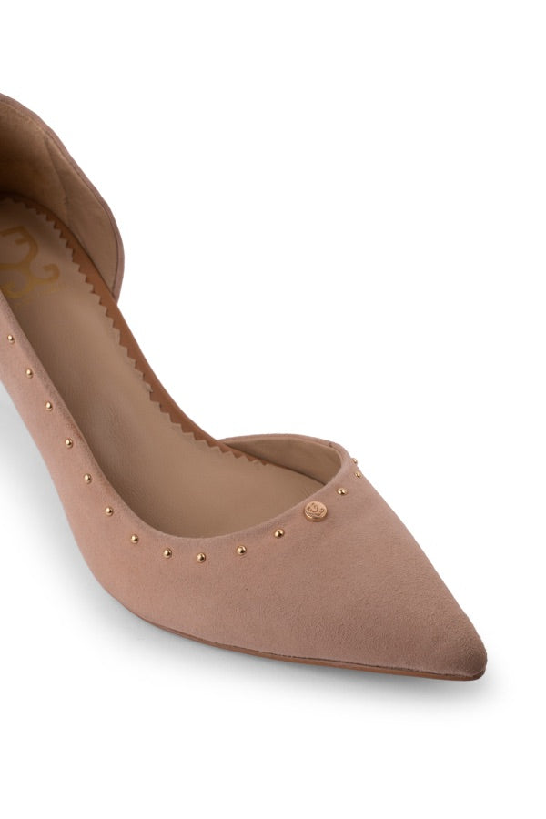 Letâ€™s Circle Back - Nude Cream : Stiletto Heels