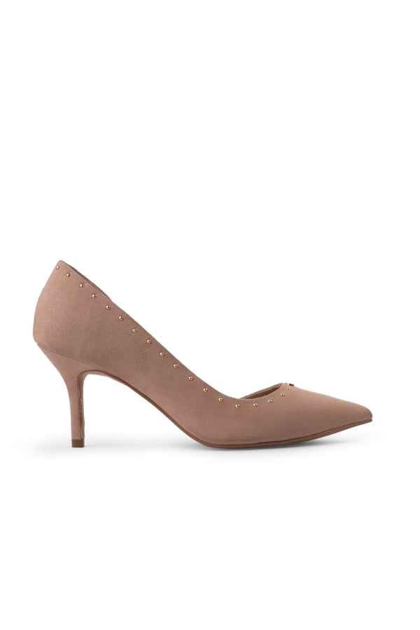 Letâ€™s Circle Back - Nude Cream : Stiletto Heels