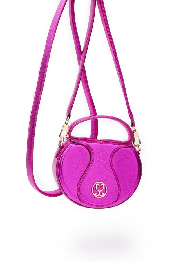 The Micro Bag Leather - Electric Pink