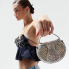 The Micro Bag Leather - Silver