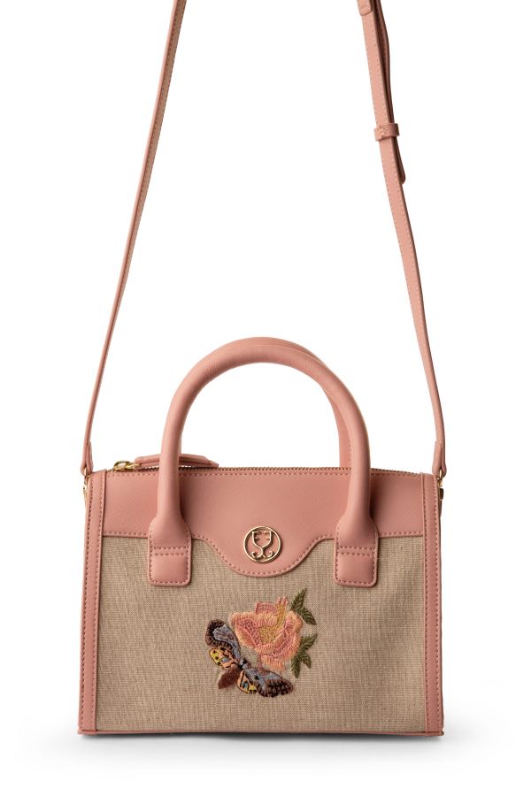 Peachy Powerhouse : Mini Tote Bag