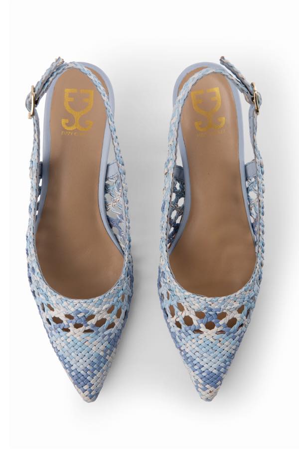 Powder Puff : Pointed Block Heels