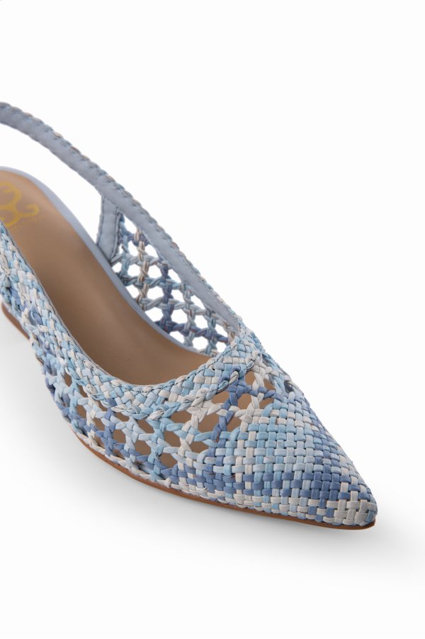Powder Puff : Pointed Block Heels