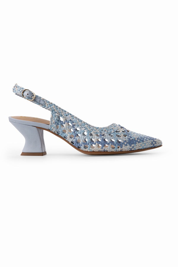 Powder Puff : Pointed Block Heels