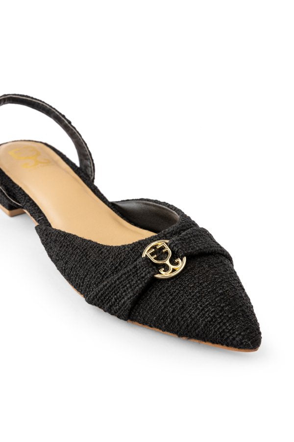 Power Pointed : Slingback Mules