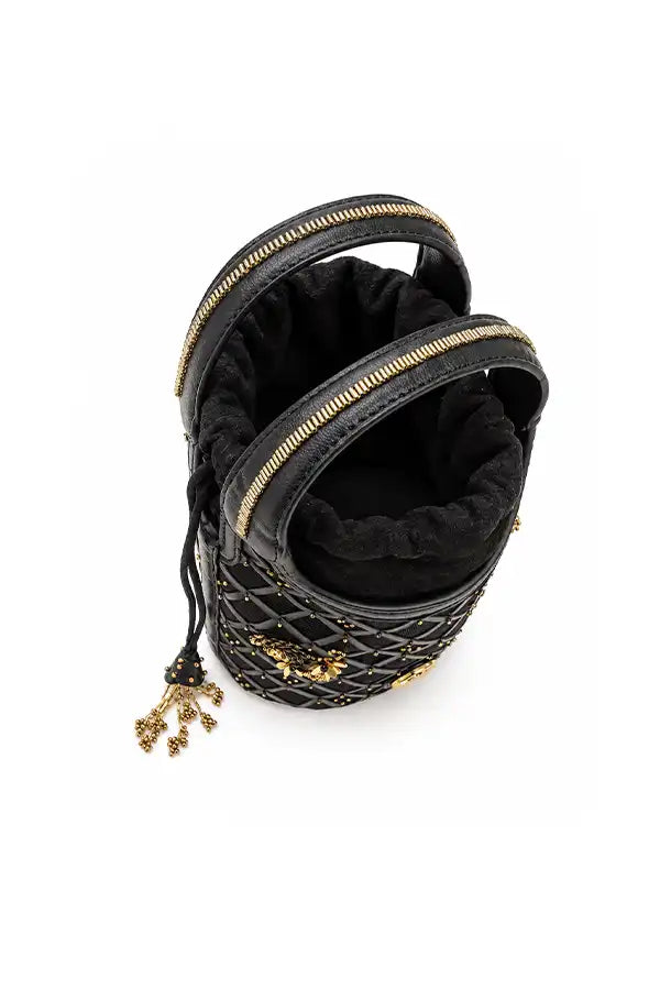 Queen B - Black : Potli Bag