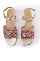 Rainbow Sprinkles : Sandal Heels
