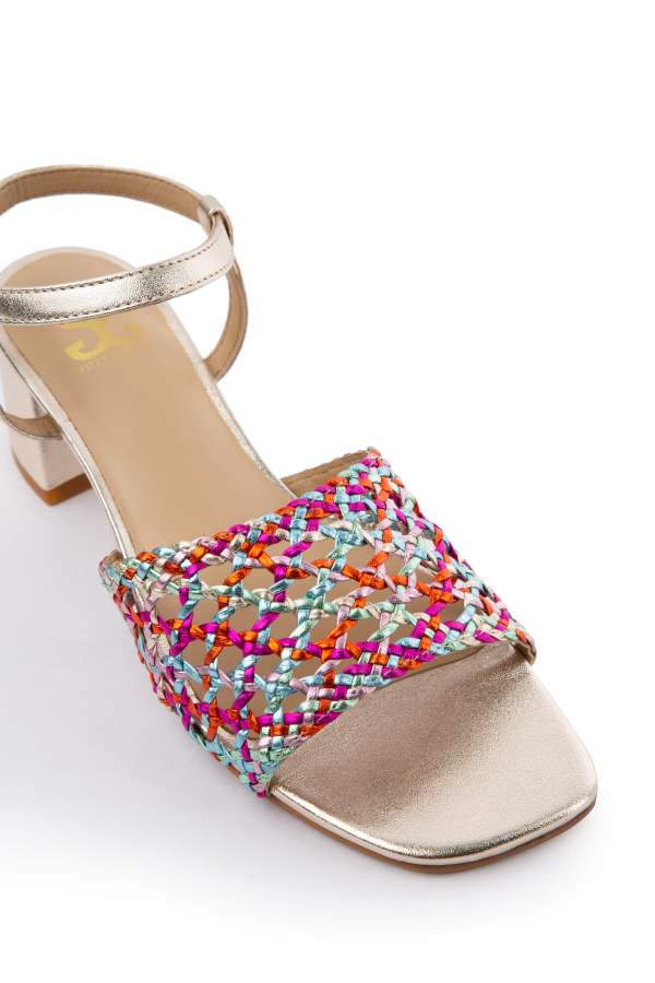 Rainbow Sprinkles : Sandal Heels