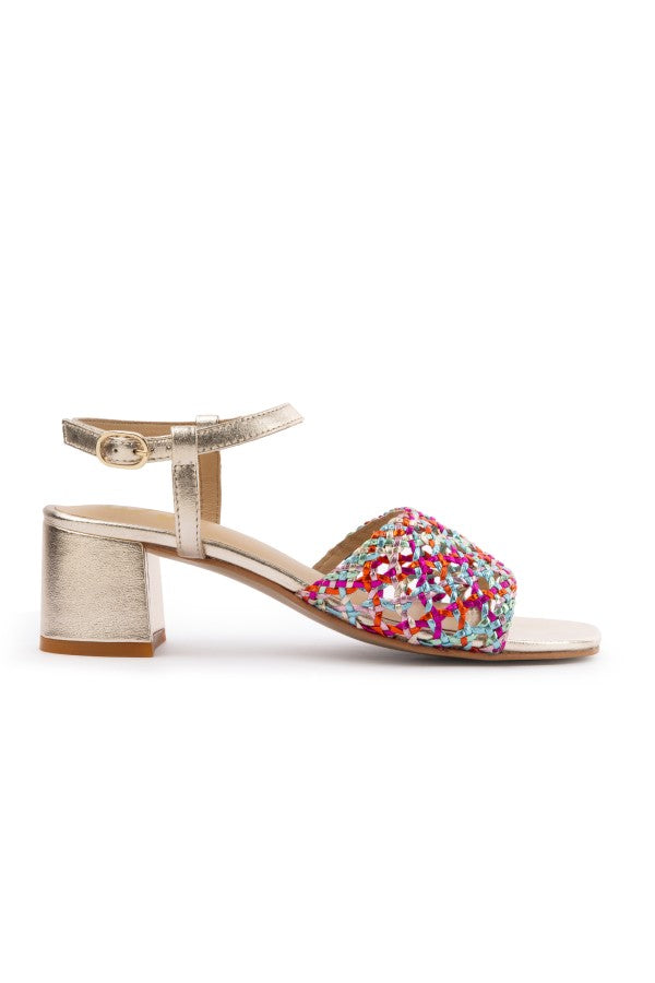 Rainbow Sprinkles : Sandal Heels
