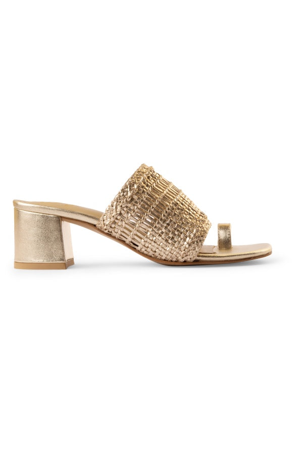 Rattan Radiance : Kolha Block Heels