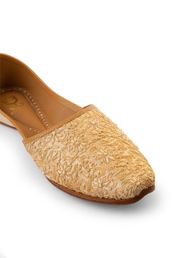 Stargazer Gold Embellished : Juttis For Men