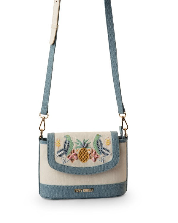 Buy Handcrafted Indian Tropical Punch Crossbody Bag Online