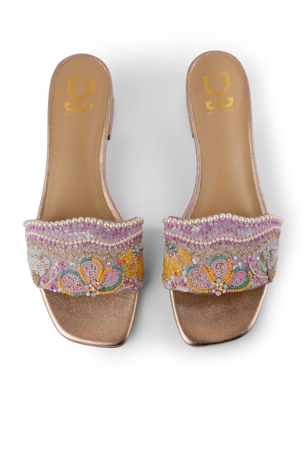 Uptown Pearls : Sandal Heels