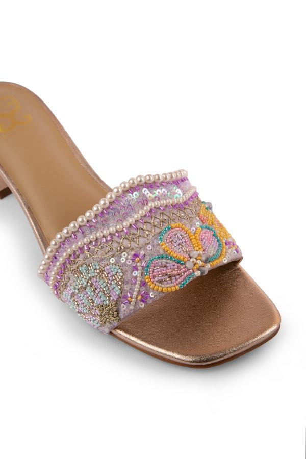 Uptown Pearls : Sandal Heels