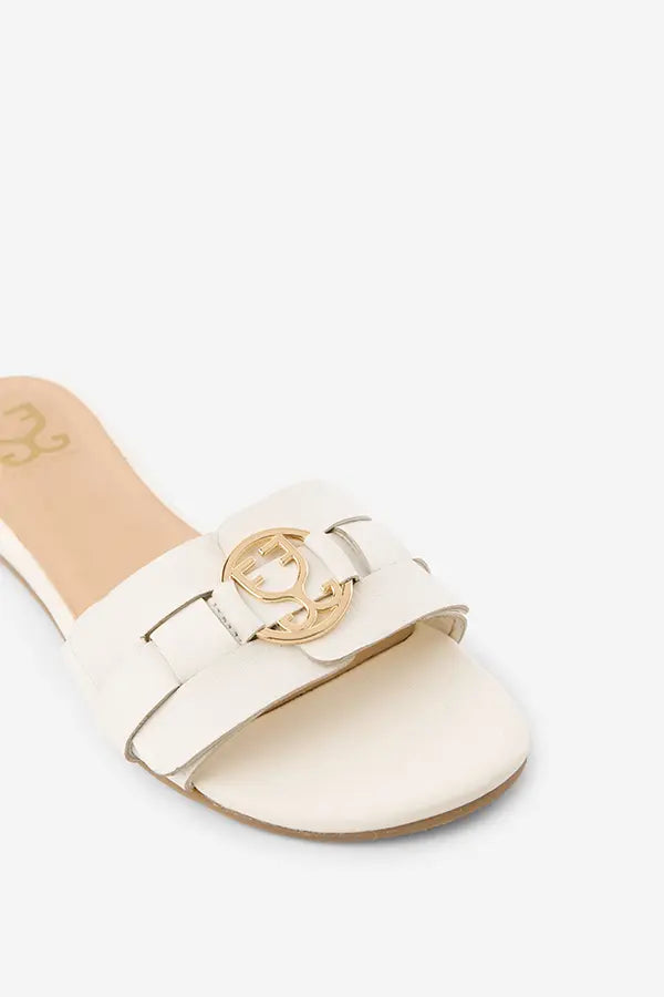 White on Cue : Sandal Heels