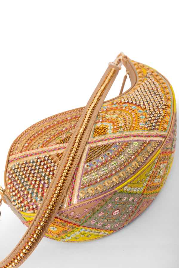 NEO Shoulder Bag With Oxidised Bead Work