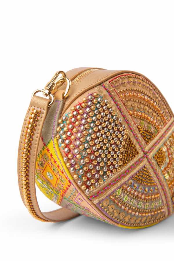 NEO Shoulder Bag With Oxidised Bead Work