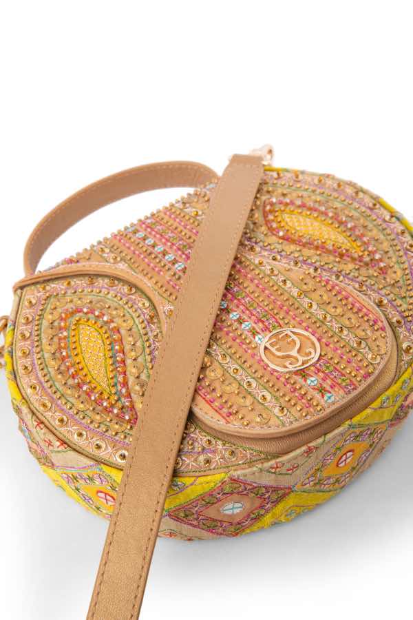 The Mini Bag With Zardozi Embroidery Work