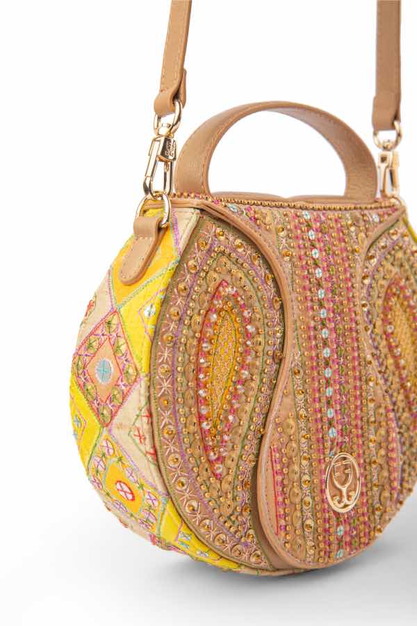 The Mini Bag With Zardozi Embroidery Work