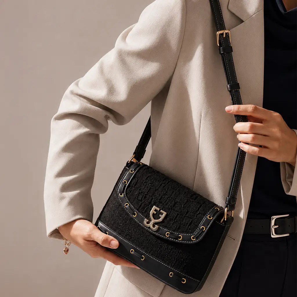 Tweed Dreams : Shoulder Bag - Fizzy Goblet - Handcrafted