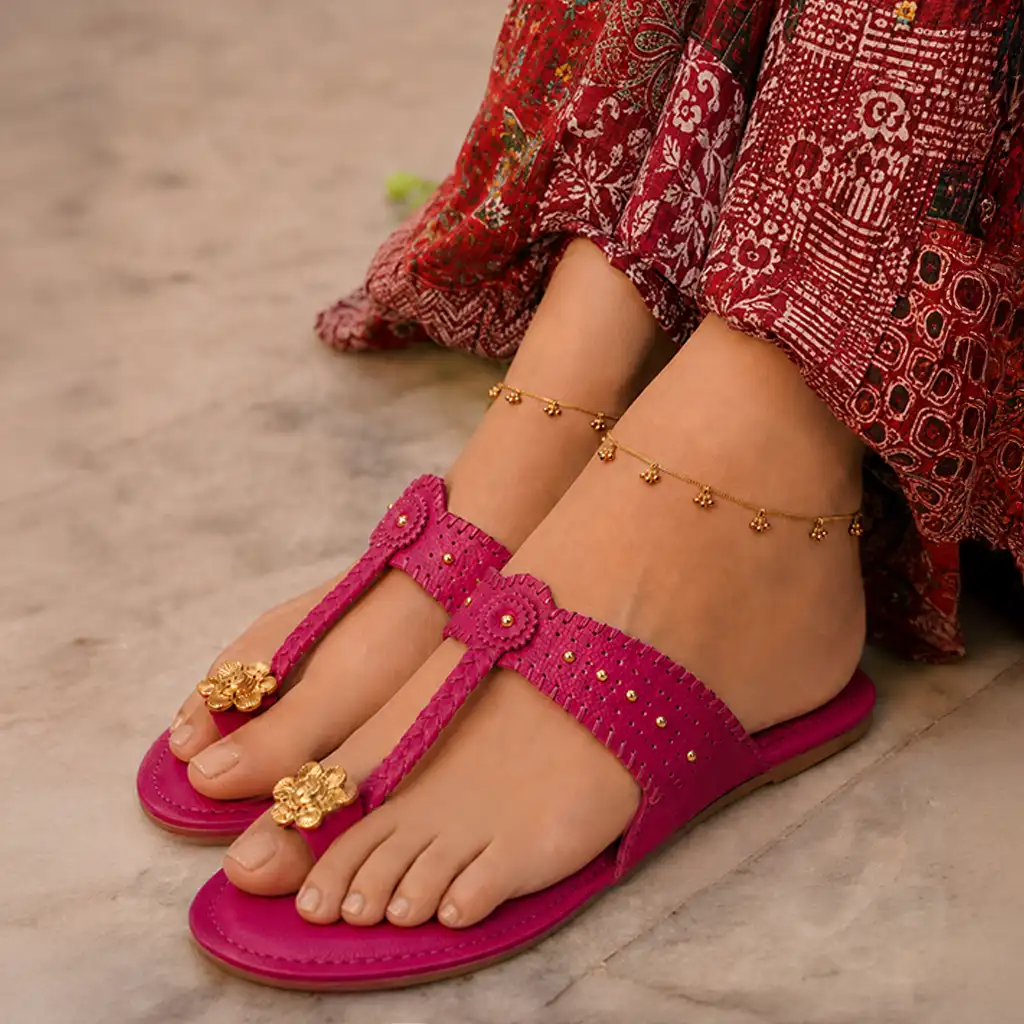 Gulab : Kolha Flats - Fizzy Goblet - Handcrafted - Fizzy Goblet