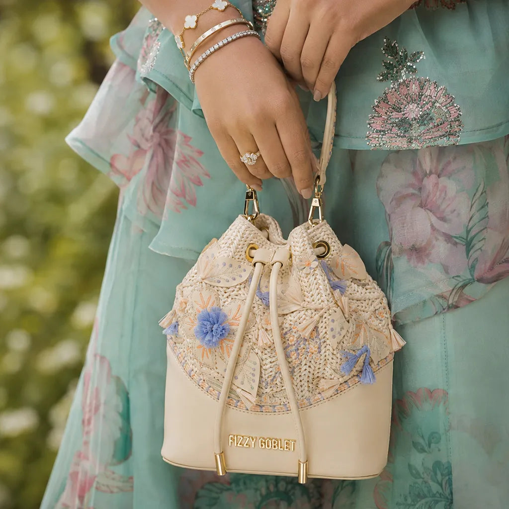 Sugar Coated : Bucket Bag - Ovory - Handcrafted - Fizzy Goblet