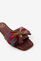 Plum & Proper : Sandal - Fizzy Goblet - Maroon - Handcrafted