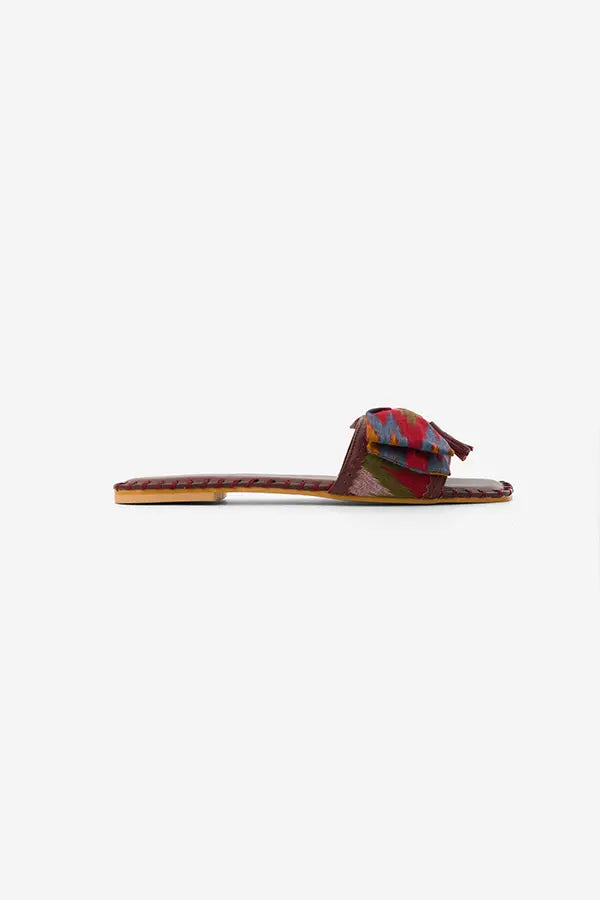 Plum & Proper : Sandal - Fizzy Goblet - Maroon - Handcrafted