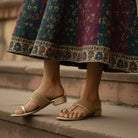 The Champagne Call : Block Heels