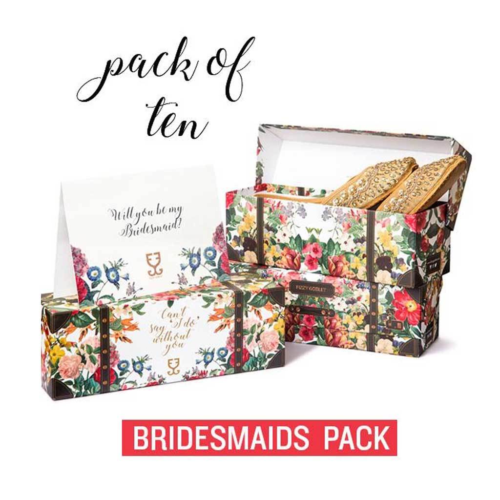 Pack of 10 - Bridesmaids Juttis