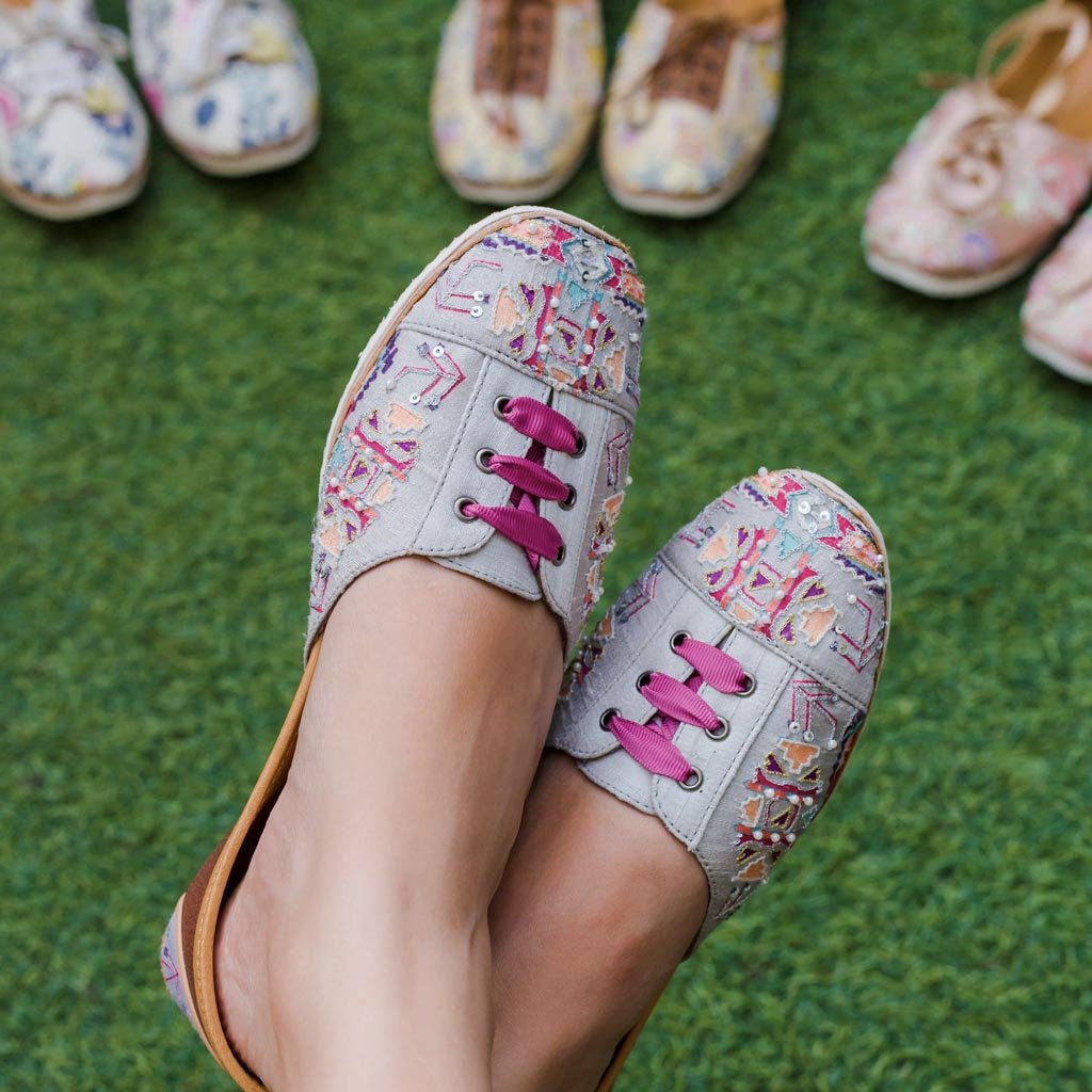 Aztec Grey : Sneakers - Payal Singhal x Fizzy Goblet