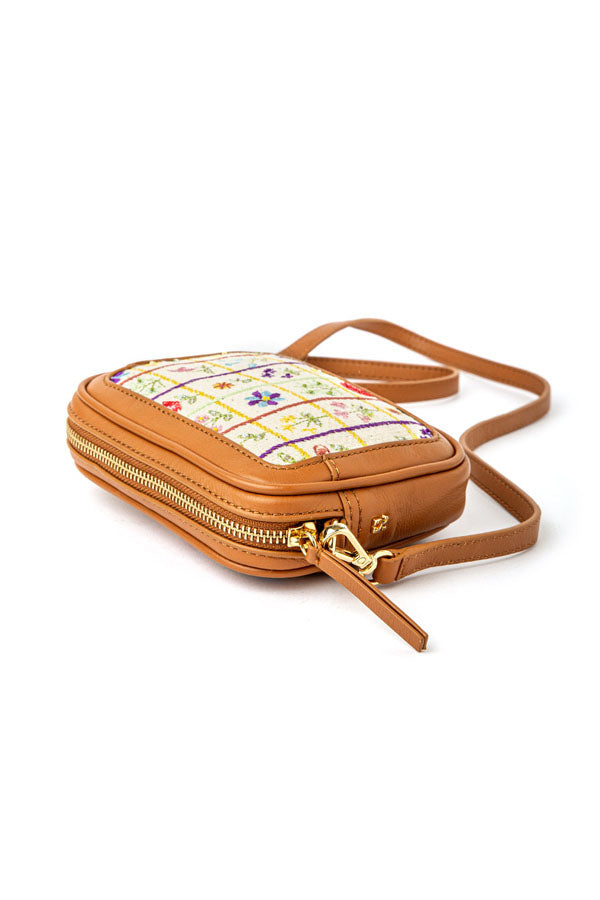 FG Go Leather – Tan Embroidered